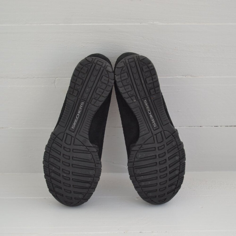 Skechers Black Slip On Sneakers Women's 8 Relaxed Fit Memory Foam Shoes 48930 - Picture 7 of 8